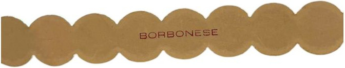 Белый женский ремень из натуральной кожи Borbonese