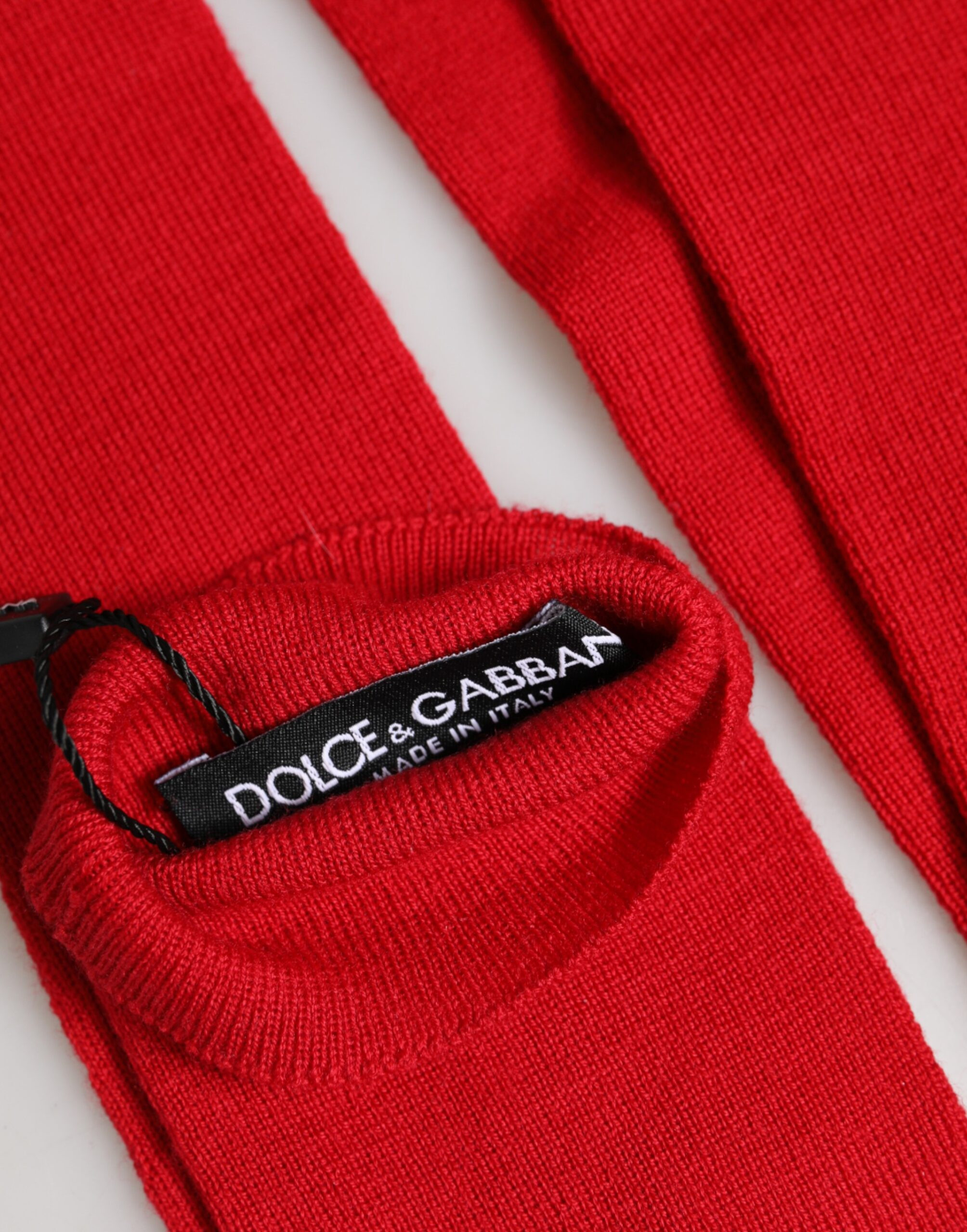 Шерстяные перчатки-митенки до локтя Dolce & Gabbana