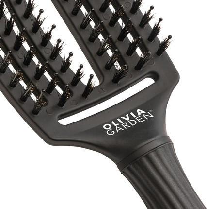 Olivia Garden Fingerbrush Care Iconic Medium Full Black Расческа для волос