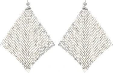 Серьги Silver Brass Rabanne