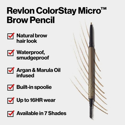 Colorstay Micro Brow Pencil Soft Brown Revlon