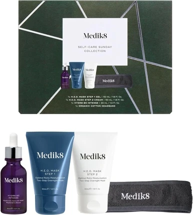 Medik8 Hydr8 B5 Intense Набор для ухода за лицом с гиалуроновой кислотой и маской H.E.O. для глубокого увлажнения
