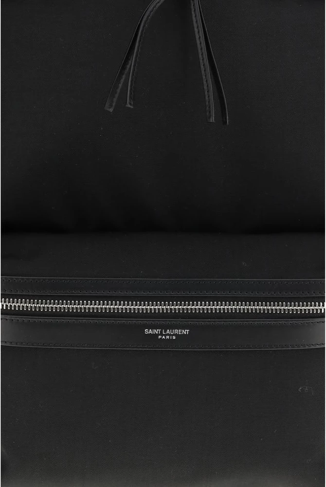 Black Fabric Backpack Saint Laurent