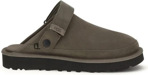 Коричневые мюли UGG из кожи теленка Bos Taurus