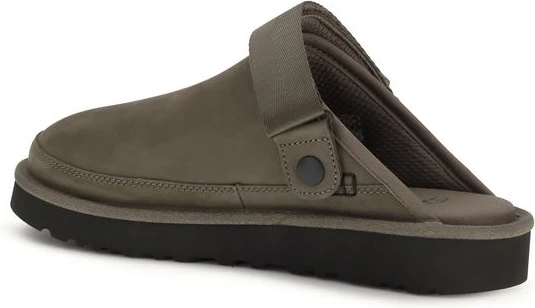 Коричневые мюли UGG из кожи теленка Bos Taurus