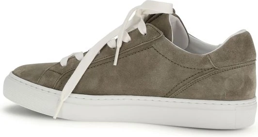 Gray Calf Leather Bos Taurus Sneakers