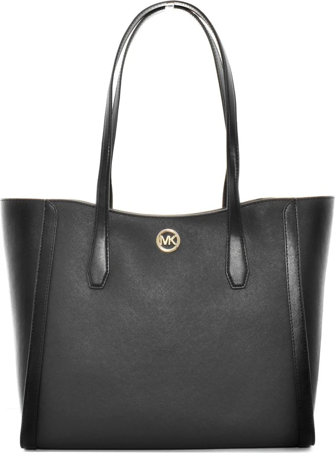 Черная холщовая сумка тоут Michael Kors