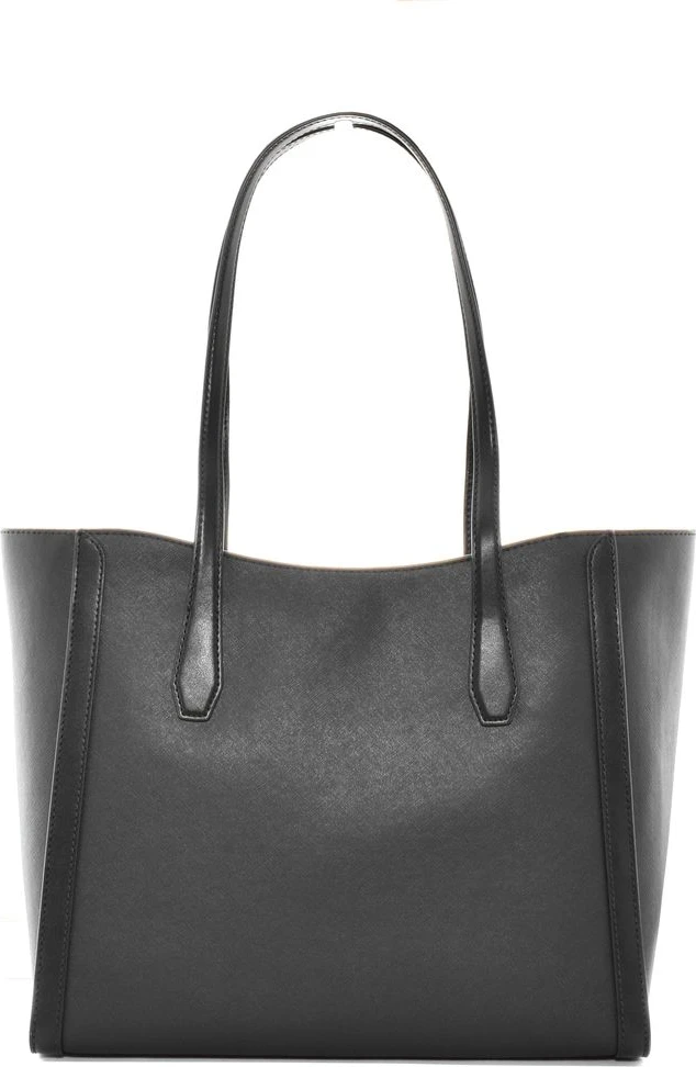 Черная холщовая сумка тоут Michael Kors