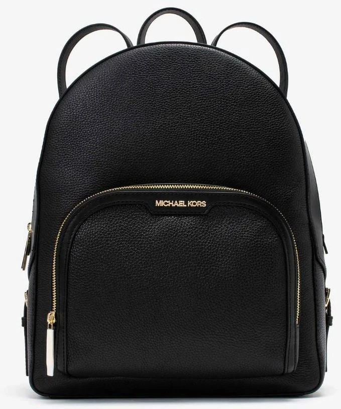 Черный кожаный рюкзак Michael Kors