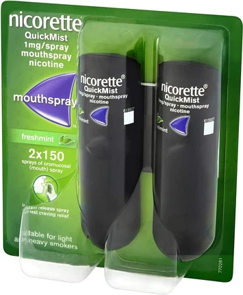 Nicorette QuickMist Спрей для рта Дуо