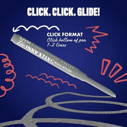 Кремово-гелевая подводка для глаз NYX Professional Makeup Epic Eyeliner Inky Stix