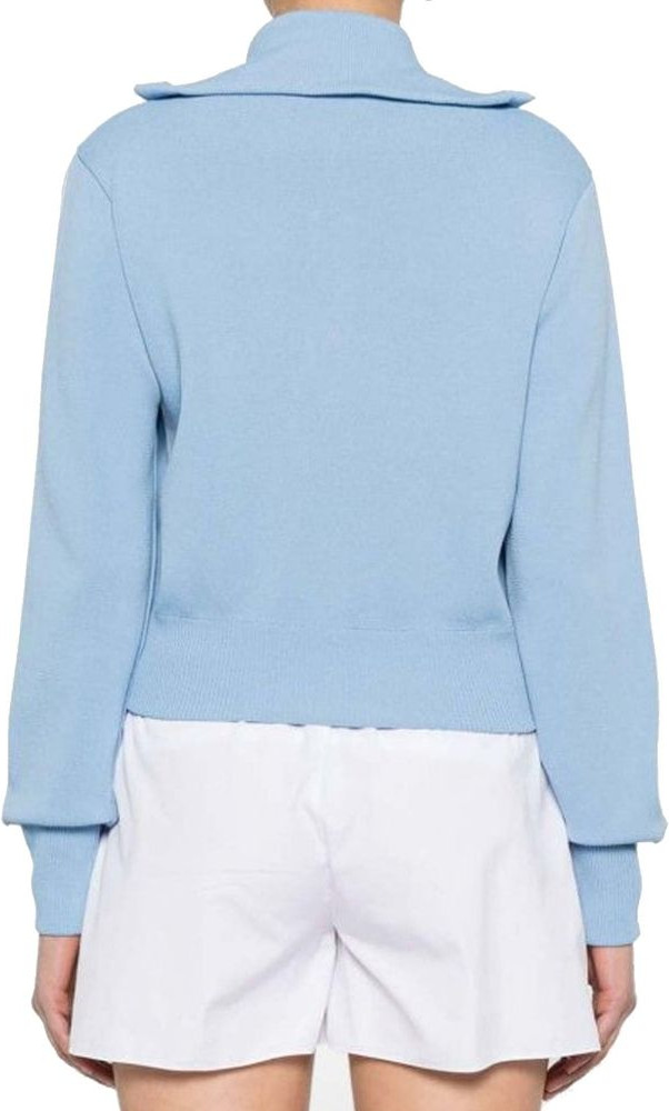 Blue Nylon Cardigan Autry