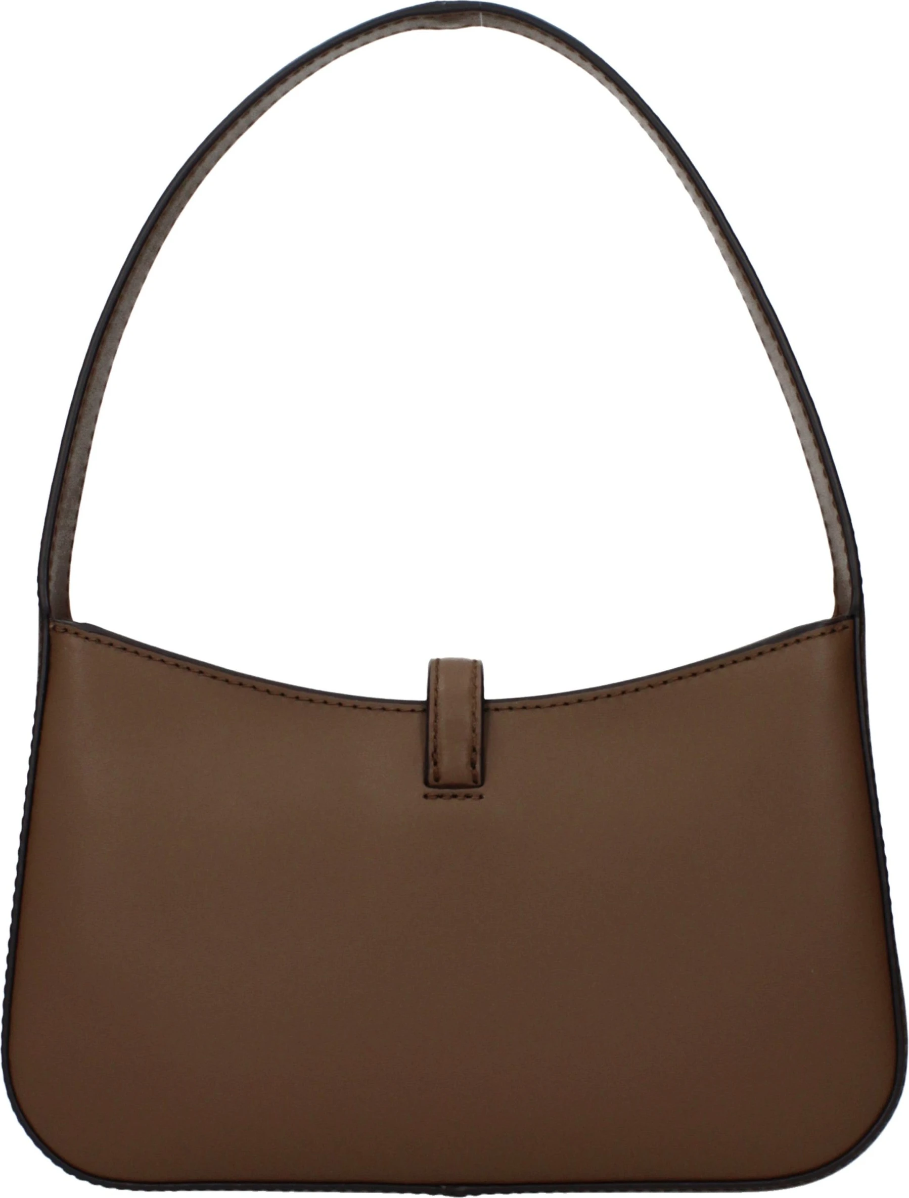 Коричневая кожаная сумка Michael Kors