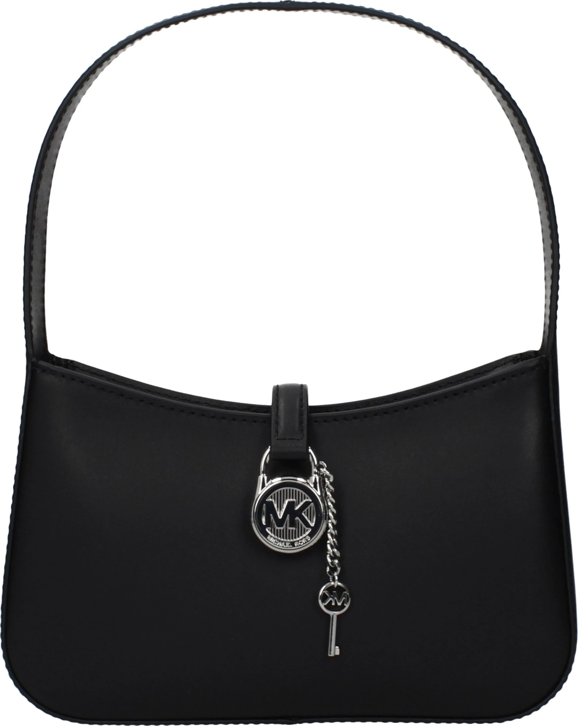 Черная кожаная сумка Michael Kors
