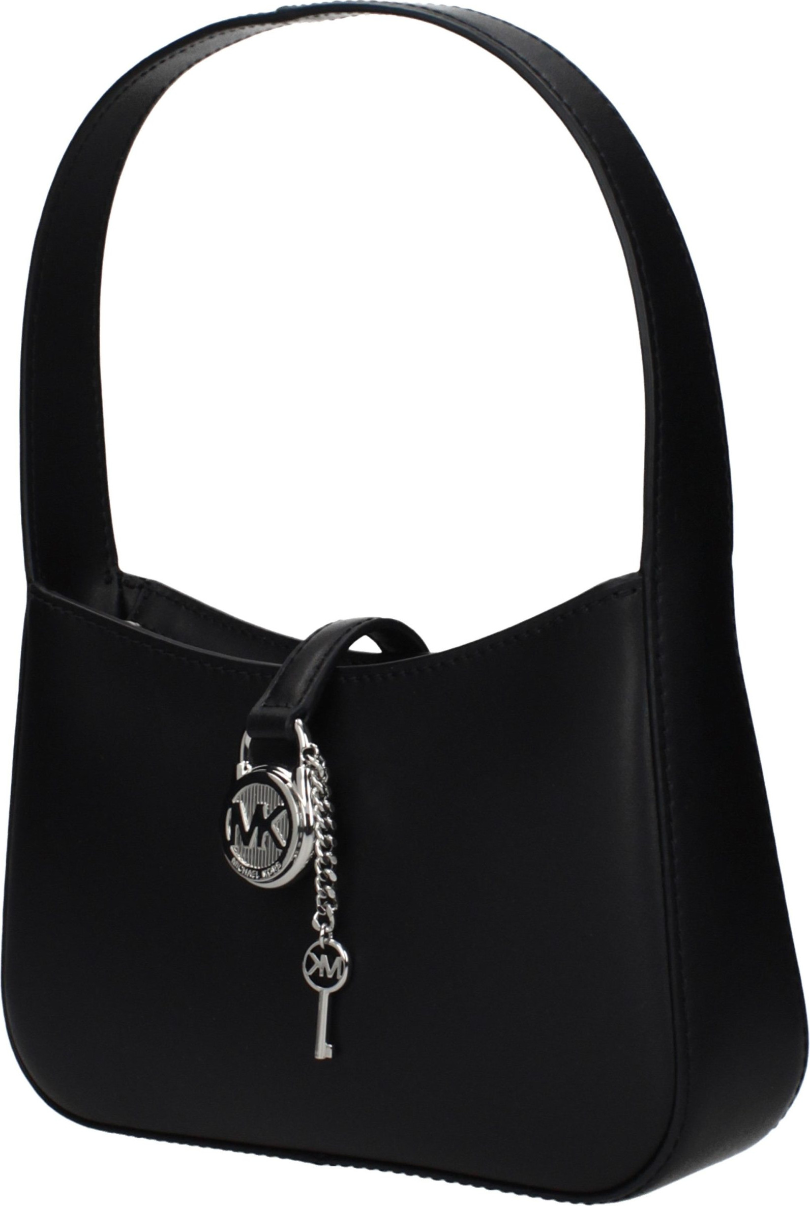 Черная кожаная сумка Michael Kors