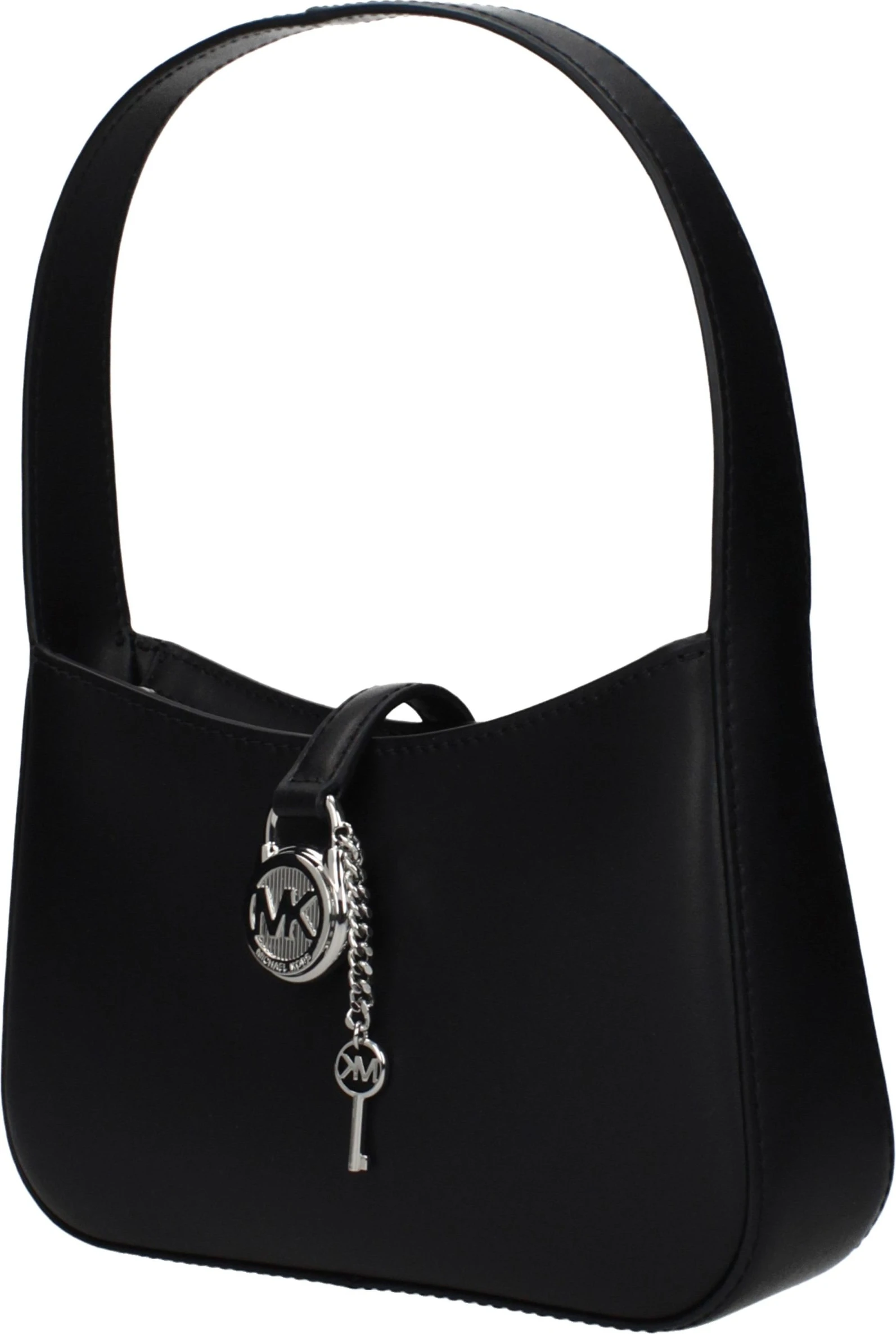Черная кожаная сумка Michael Kors