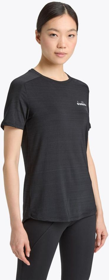 Black Polyester T-Shirt Diadora