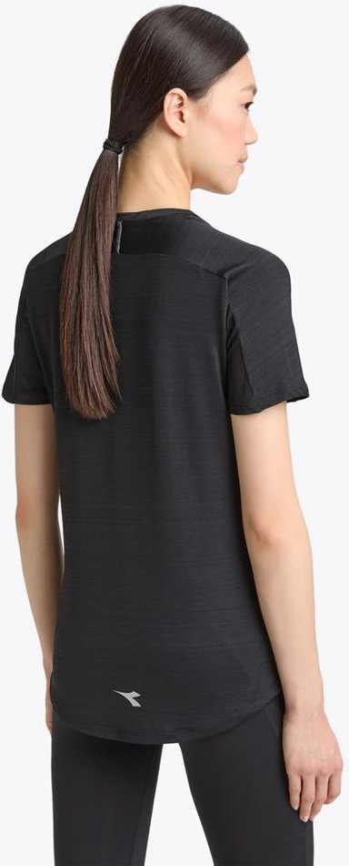 Black Polyester T-Shirt Diadora