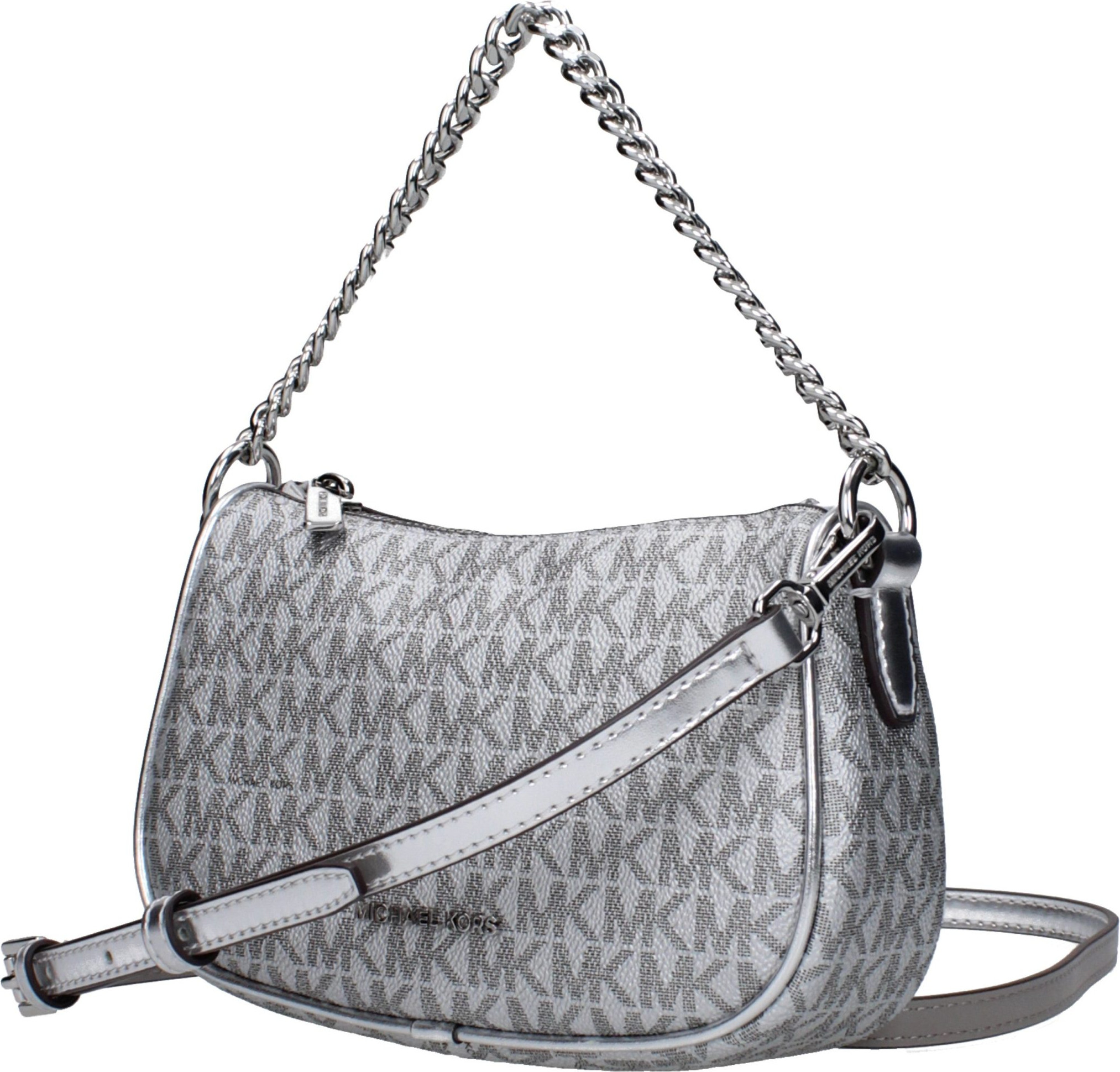 Серая тканевая сумка Michael Kors