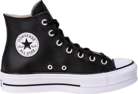 Кеды Converse Черные Полиэтиленовые на платформе
