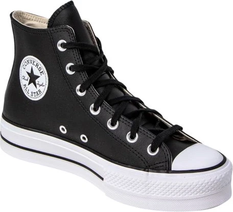 Кеды Converse Черные Полиэтиленовые на платформе