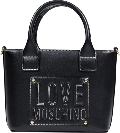 Черная полиэтиленовая сумка LOVE MOSCHINO