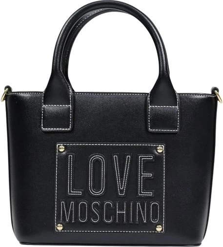 Черная полиэтиленовая сумка LOVE MOSCHINO