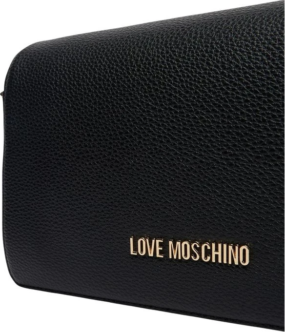 Черная полиэтиленовая сумка LOVE MOSCHINO