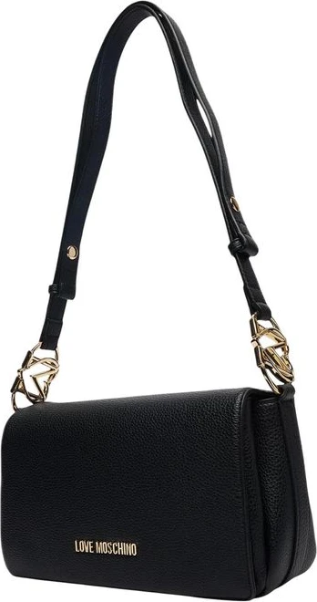 Черная полиэтиленовая сумка LOVE MOSCHINO