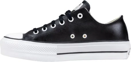 Кроссовки Converse Черные кожаные низкие