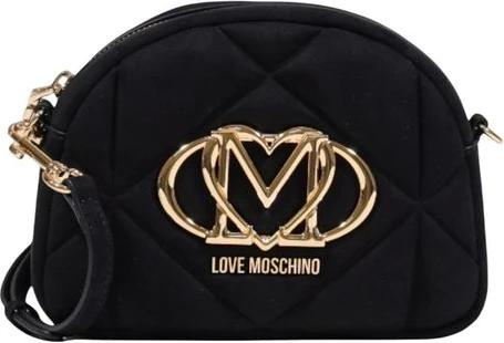 Женская сумка LOVE MOSCHINO Черная замша кожа