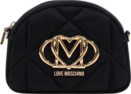 Женская сумка LOVE MOSCHINO Черная замша кожа