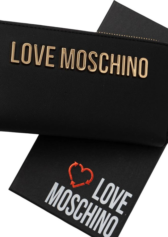 Черный Кошелек Из Полиэтилена LOVE MOSCHINO