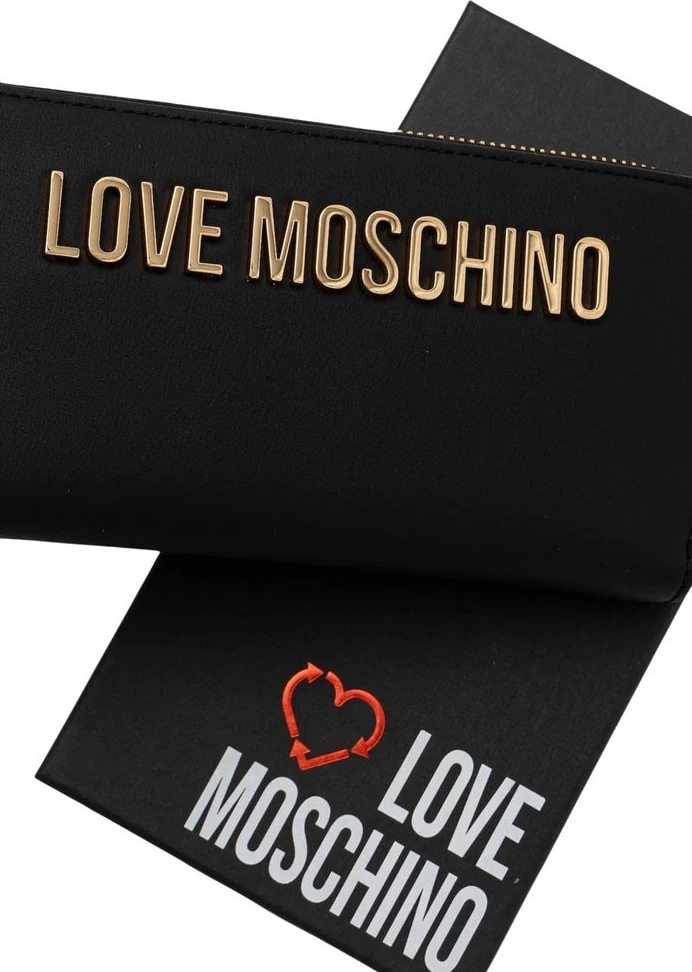 Черный Кошелек Из Полиэтилена LOVE MOSCHINO