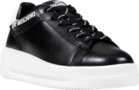 Кроссовки LOVE MOSCHINO Черно-белые синтетические массивные кроссовки