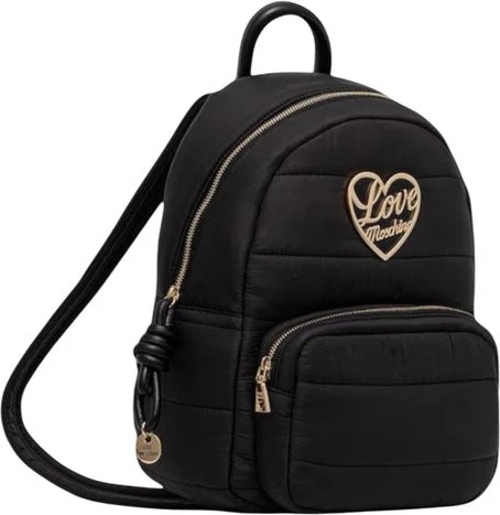 Черный нейлоновый рюкзак LOVE MOSCHINO