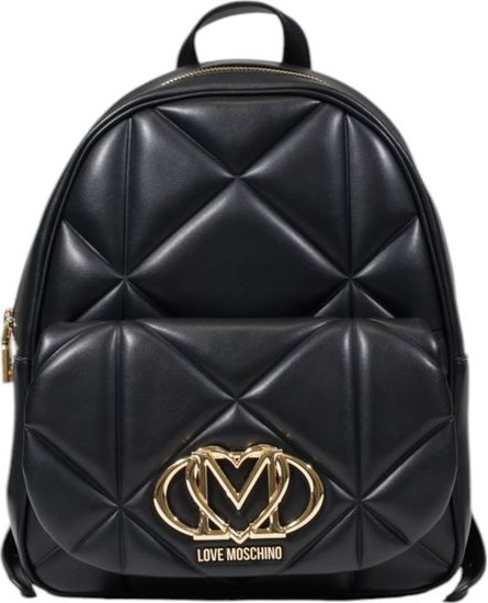 Чёрный полиэтиленовый рюкзак LOVE MOSCHINO
