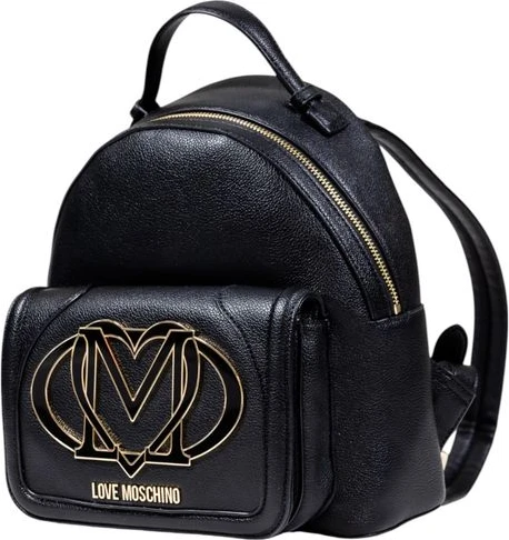 Черный рюкзак из полиэтилена LOVE MOSCHINO