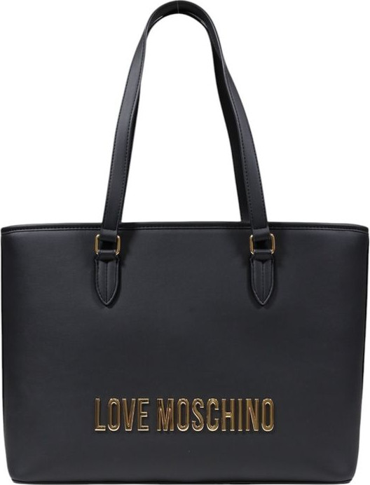 Двухцветная полиэтиленовая сумка LOVE MOSCHINO