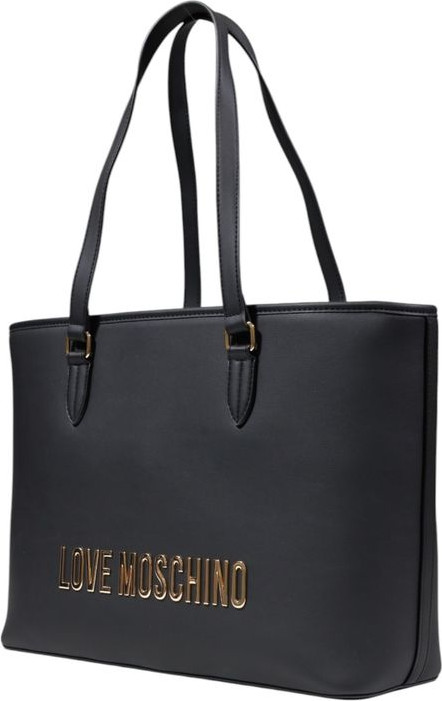 Двухцветная полиэтиленовая сумка LOVE MOSCHINO