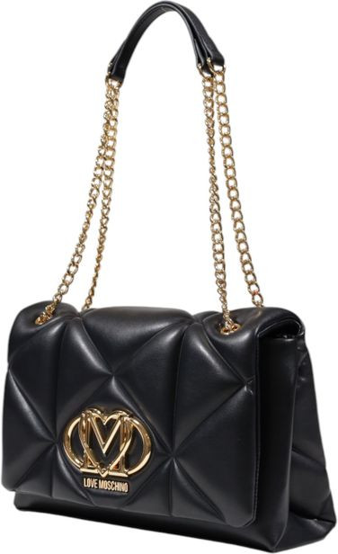Черная сумка LOVE MOSCHINO из полиэтилена