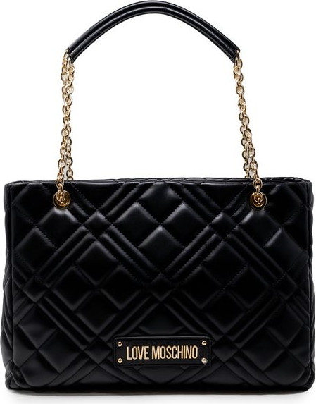 Черная сумка из полиэтилена LOVE MOSCHINO
