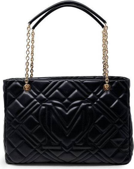 Черная сумка из полиэтилена LOVE MOSCHINO