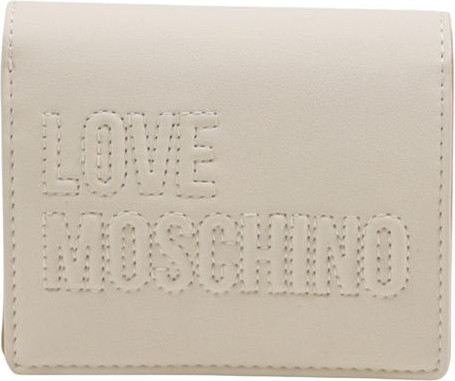 БЕЖЕВЫЙ КОШЕЛЕК ИЗ ПОЛИЭТИЛЕНА LOVE MOSCHINO