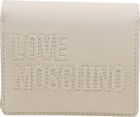 БЕЖЕВЫЙ КОШЕЛЕК ИЗ ПОЛИЭТИЛЕНА LOVE MOSCHINO