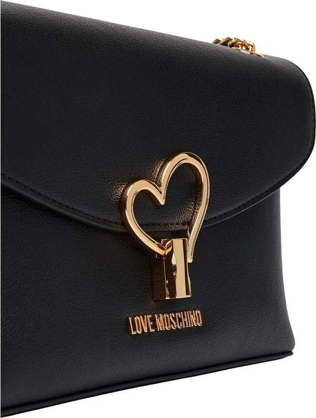 Черная сумка из полиэтилена LOVE MOSCHINO