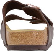 Brown Synthetic Flat Sandals Birkenstock