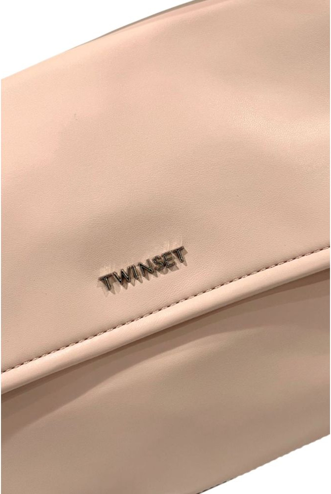 TWINSET Розовая женская сумка из экокожи