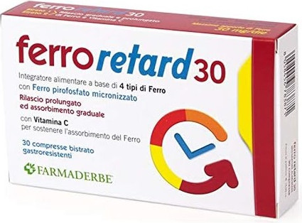 Farmaderbe Ferro Retard Биологически активная добавка к пище
