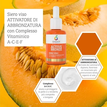 Сыворотка для лица Skin Supplement Active Bronze Tanning Activator - Colours Of Life